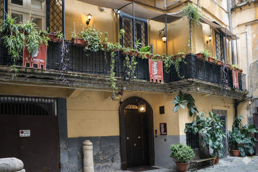 Dettagli architettonici del palazzo